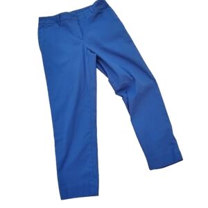 Talbots royal blue perfect crop pants size 2
